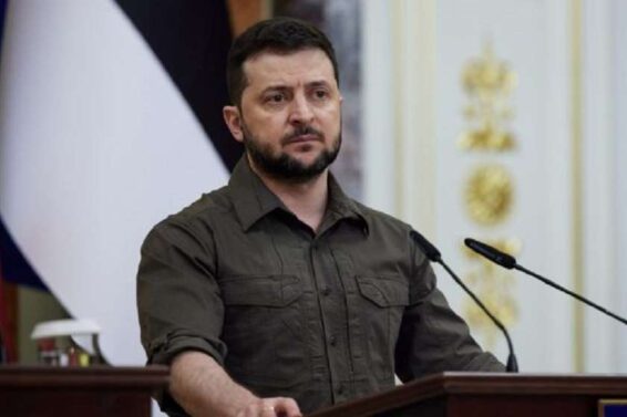 ვოლოდიმირ ზელენსკიმ თბილისში, რუსთაველის გამზირზე შეკრებილ აქციის მონაწილეებს მიმართა