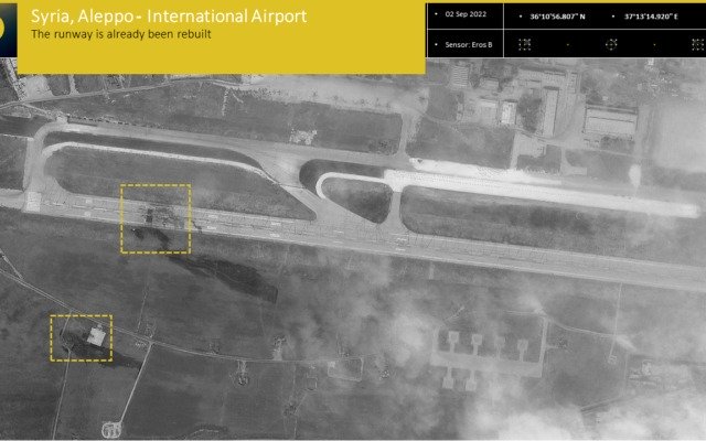 ისრაელის სამხედრო ავიაციამ სირიის ქალაქ ალეპოს აეროპორტი დაბომბა