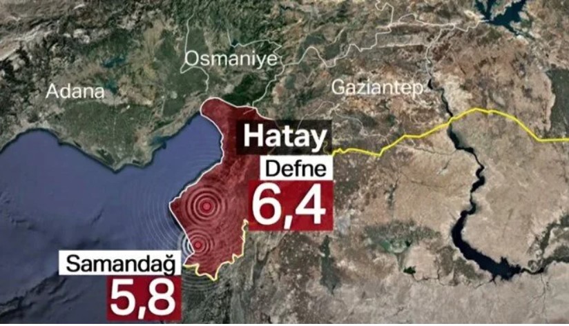 თურქეთში ჰათაის პროვინციაში 6.3 მაგნიტუდის სიმძლავრის მიწისძვრა მოხდა