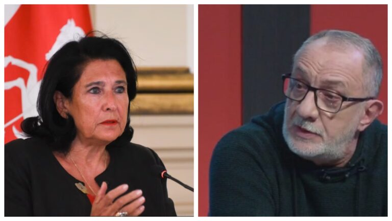 "პრეზიდენტი ერთ ინტერვიუში ერს და ქვეყანას სამჯერ რომ შეურაცხყოფ, სალომე ზურაბიშვილი უნდა გერქვას!" -გოგა ხაინდრავა