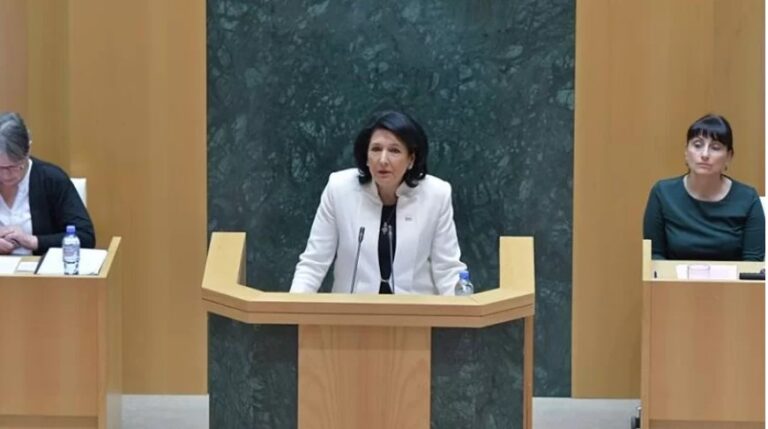 “ელიტურმა კორუფციამ ახალი მასშტაბი მიიღო, რაც იმის მაჩვენებელია, რომ ელიტის მადას ზღვარი არ აქვს” – სალომე ზურაბიშვილი