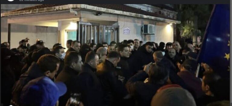 ბათუმში საპროტესტო აქციაზე რამდენიმე პირი დააკავეს