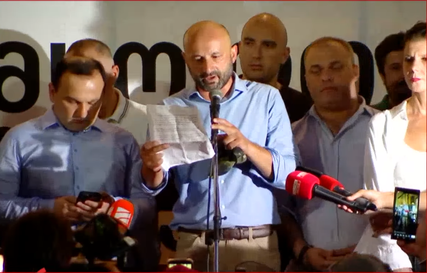 “მხოლოდ თავისუფალი არჩევნები”-რვა ოპოზიციური პარტიის ერთობლივი განცხადება