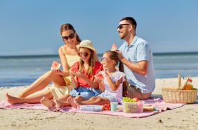 Family,,Leisure,And,People,Concept,-,Happy,Mother,,Father,And