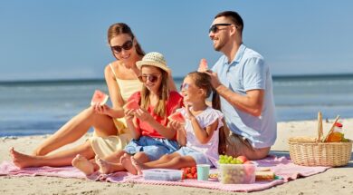 Family,,Leisure,And,People,Concept,-,Happy,Mother,,Father,And