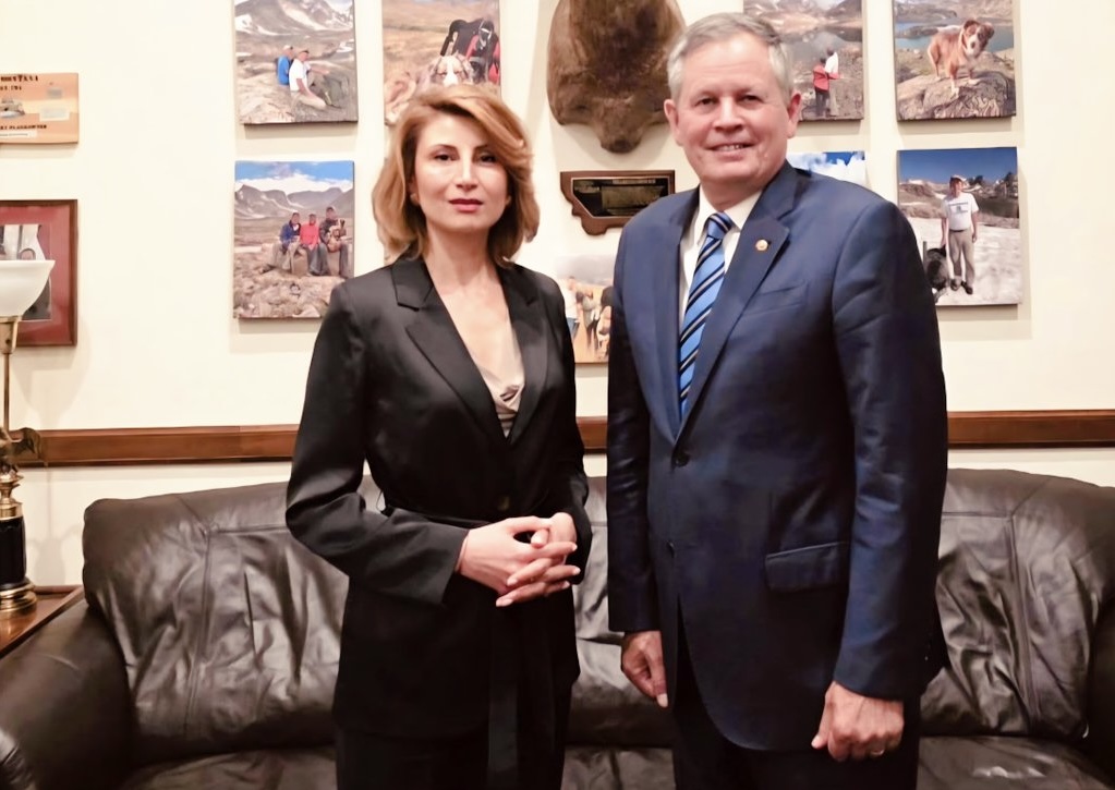 თამარ ტალიაშვილი აშშ-ის სენატორ სტივ დეინს შეხვდა