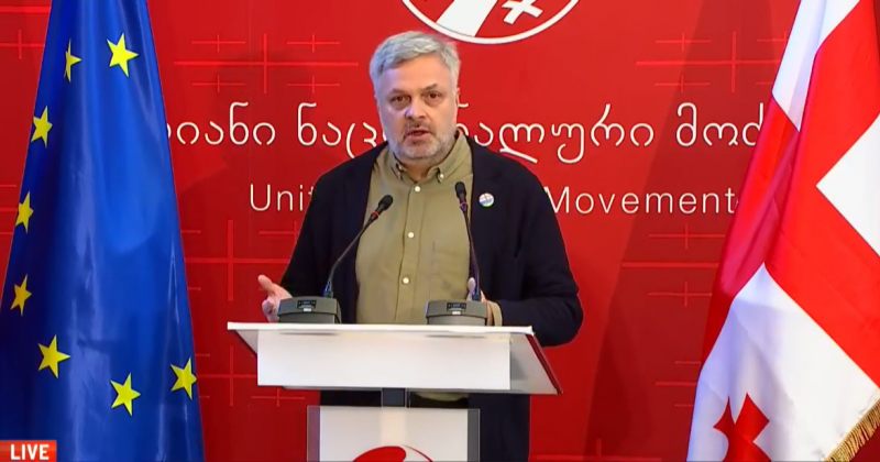 გახარია უტიფარი მატყუარაა, მონაწილეობს რუსულ სპეცოპერაციაში, რათა რამენაირად პოლიტიკურად დაეხმაროს და ლეგიტიმაცია მისცეს ამ მოღალატეთა, კრიმინალთა რუსულ ბანდას -გია ბარამიძე