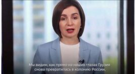 მაია სანდუმ, როდესაც ამომრჩეველს მიმართავდა, საქართველოს რუსეთის კოლონია უწოდა
