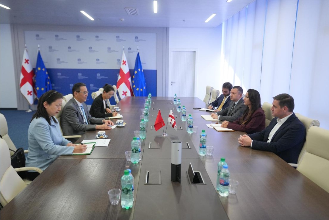 მარიამ ქვრივიშვილი ჩინეთის ელჩს ჭოუ ციენს შეხვდა