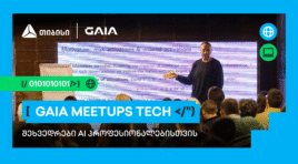 თიბისის და  GAIA-ს პარტნიორობით AI პროფესიული შეხვედრების სერია – GAIA Meetup გრძელდება