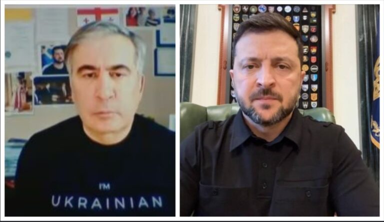 მიხეილ სააკაშვილი ვოლოდიმირ ზელენსკის მიმართავს, ომის სამოქალაქო ტყვეების სიაში შეიყვანოს