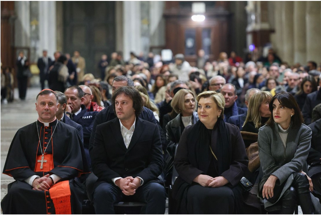 ირაკლი კობახიძე რომში საქართველოს სახელმწიფო კამერული გუნდის კონცერტს დაესწრო