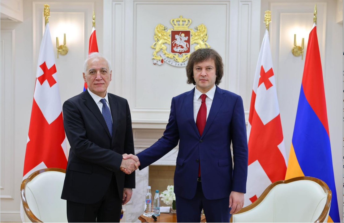 ირაკლი კობახიძე სომხეთის პრეზიდენტს შეხვდა