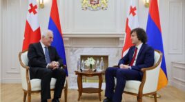 ჩვენი ერთობლივი სურვილია, რეგიონში მშვიდობა იყოს, ჩვენი ქვეყნების მოსახლეობა დააფასებს მთავრობების ძალისხმევას, რომელიც მიმართულია ჩვენი ქვეყნების დამოუკიდებლობისკენ-ვაჰაგნ ხაჩატურიანი