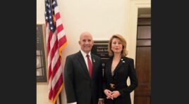 საქართველოს ელჩი აშშ-ში თამარ ტალიაშვილი კონგრესმენ კით სელფს შეხვდა