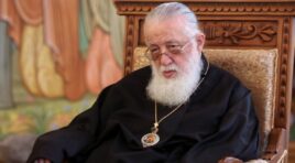 ვხარობთ წმინდა ვახტანგ გორგასლის სახელობის ტაძრის გახსნითაც – გულითად მადლობას ვუხდი ქართულ სამრევლოს, რომელმაც შეძლო ქართულ ენაზე ღვთის სადიდებლად აღნიშნული საქმის განხორციელება -პატრიარქი ჩრდილოეთ ამერიკის სამრევლოს