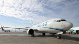 ყაზახურმა ავიაკომპანია Scat Airlines-მა შიმკენტიდან თბილისის მიმართულებით პირველი პირდაპირი რეისი შეასრულა