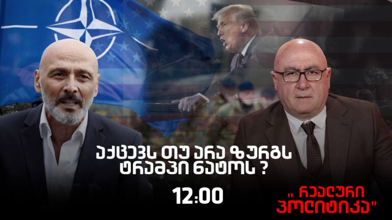 მალხაზ გულაშვილის კითხვებს "რეალურ პოლიტიკაში" ჯონდი ბაღათურია უპასუხებს