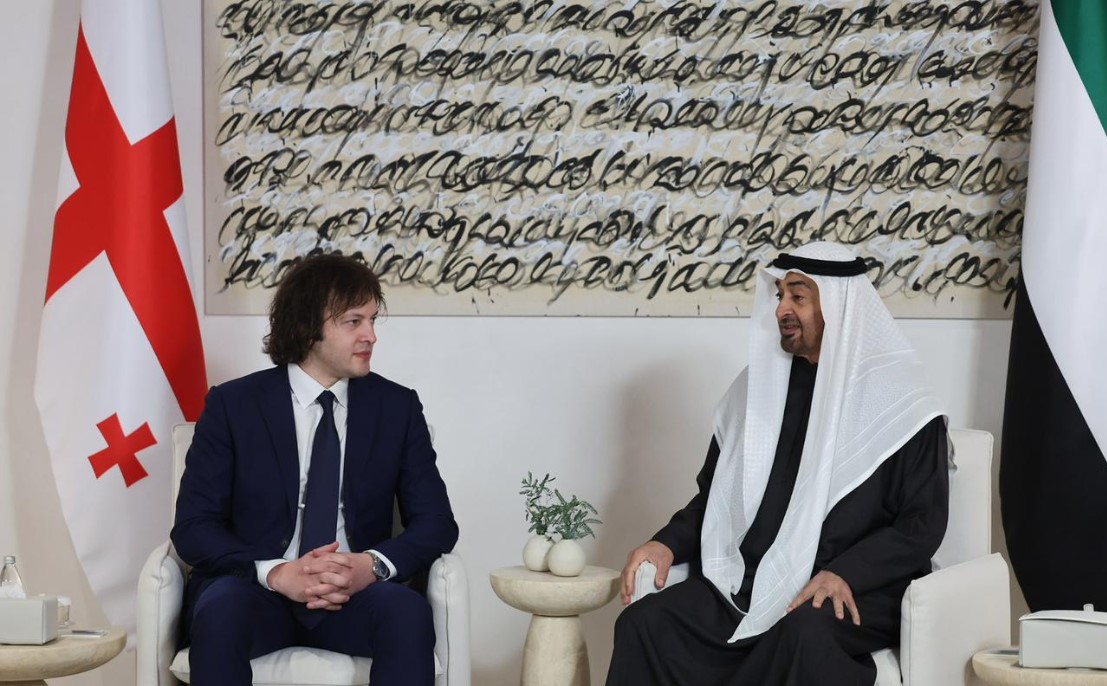ირაკლი კობახიძე არაბთა გაერთიანებული საამიროების პრეზიდენტს, შეიხ მოჰამედ ბინ ზაიედ ალ ნაჰიანს შეხვდა