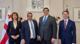 აშშ-ში საქართველოს ელჩი თამარ ტალიაშვილი აშშ-ის სახელმწიფო დეპარტამენტის წარმომადგენლებს შეხვდა