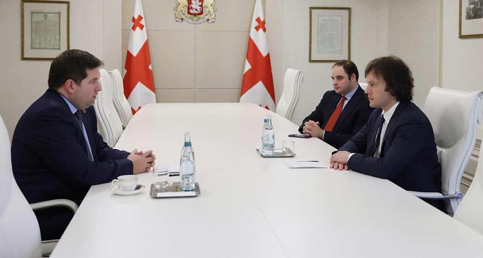 ირაკლი კობახიძე ადვოკატთა ასოციაციის ახალ თავმჯდომარეს შეხვდა