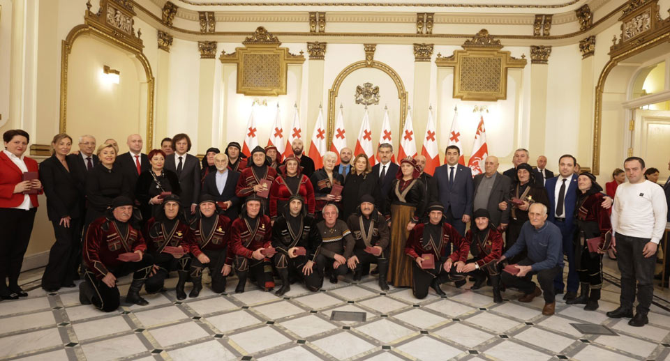 საქართველოს პრეზიდენტმა კულტურის სფეროს წარმომადგენლები საქართველოს სახელმწიფო ჯილდოებით ბრწყინვალებისა და ღირსების ორდენებით დააჯილდოვა