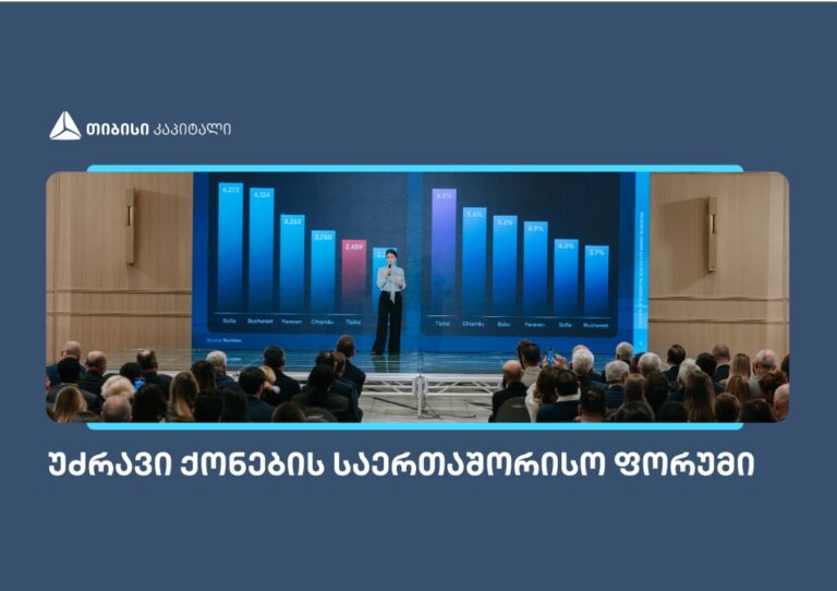 თიბისი კაპიტალმა უძრავი ქონების საერთაშორისო ფორუმზე კვლევა წარადგინა