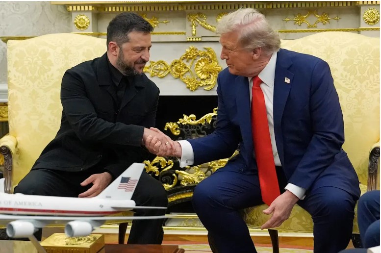 “შესაძლოა, ვოლოდიმირ ზელენსკიმ ბოლოს დონალდ ტრამპზე გაიცინოს: უკრაინის პრეზიდენტი სულ უფრო მეტად გამოიყურება ისე, თითქოს დასავლეთის მომავალი მის ხელშია”- Financial Times