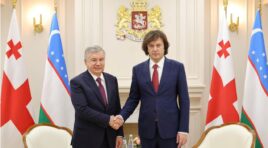 ირაკლი კობახიძე უზბეკეთის რესპუბლიკის პრეზიდენტ შავკატ მირზიოევს შეხვდა
