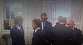 ირაკლი კობახიძე ელისეს სასახლეში, ემანუელ მაკრონის მიწვევით, ოფიციალურ მიღებას ესწრება
