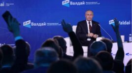 “ვლადიმერ პუტინმა, უკრაინული დრონების შიშით, “ვალდაის” კლუბის სამიტი სოჭიდან მოსკოვში გადაიტანა”-Financial Times